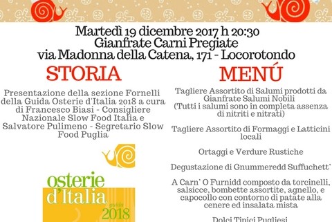 Cena di Natale Slow Food