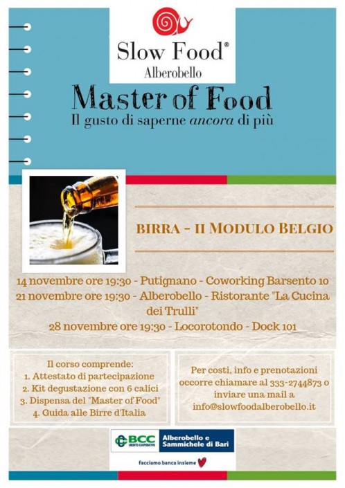 Master of Food Birra Belgio